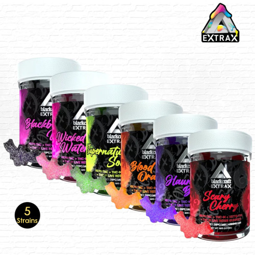 EXTRAX BLACK CRAFT DELTA LIVE RESIN GUMMIES 4000MG/20CT/6PK